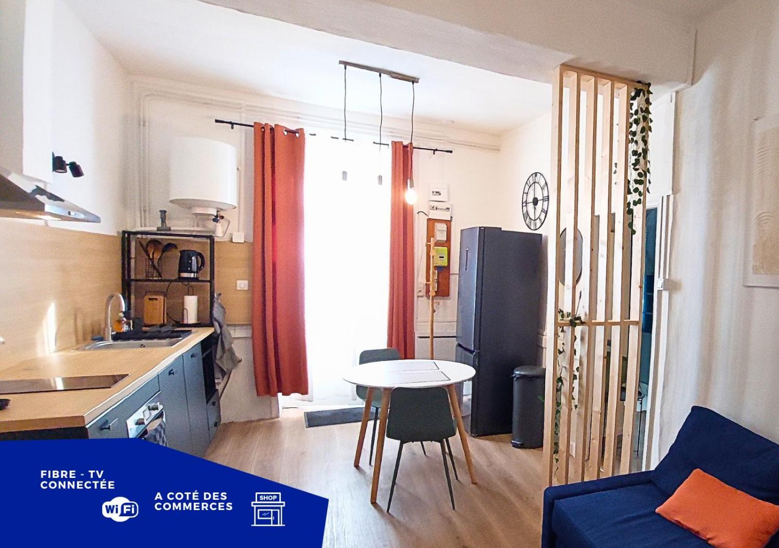Artklein * T1 Confort - Fibre -halles Diderot Apartment *